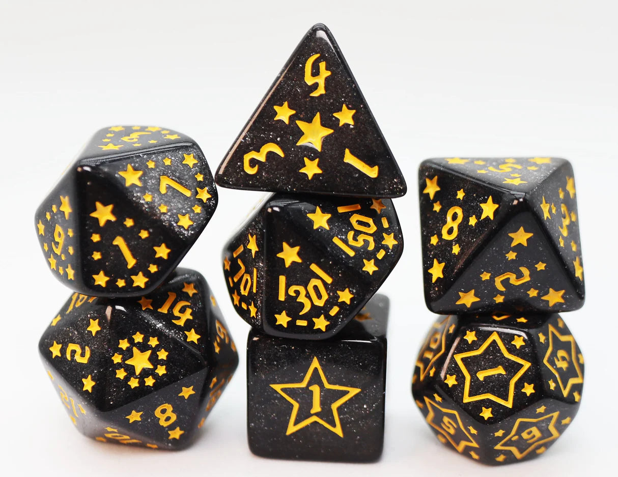 Shooting Stars: Barium RPG Dice Set