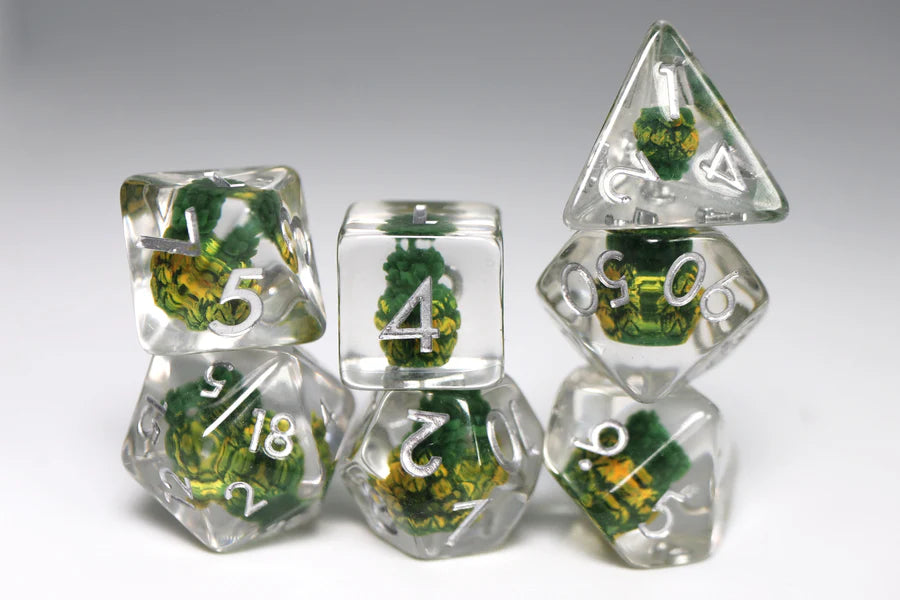 Prickly Pineapple RPG Dice Set