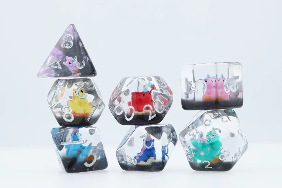 Unicorn Party RPG Dice Set