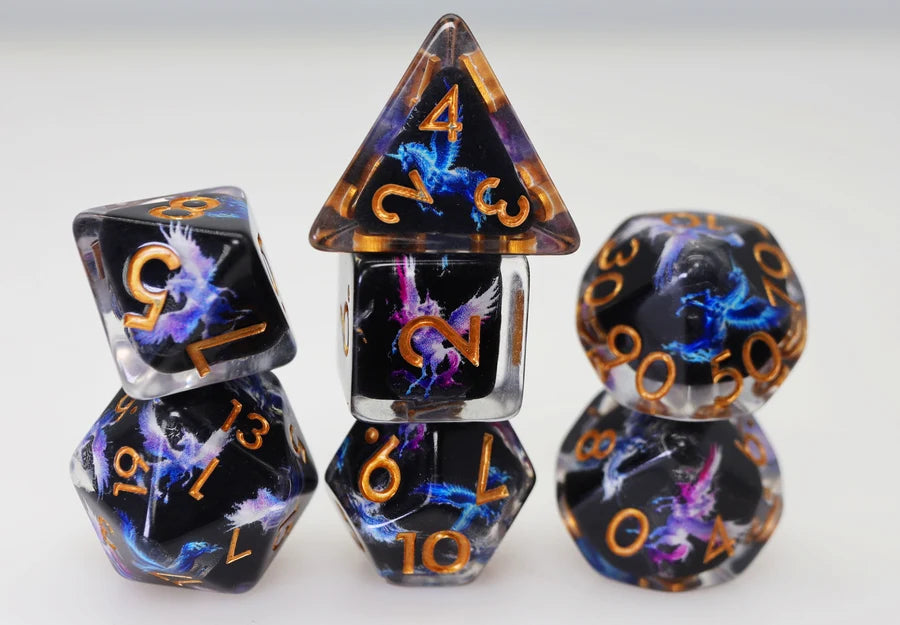 Dark Pegasus RPG Dice Set