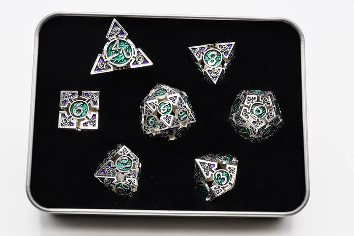 Oculus: Angelic - Metal RPG Dice Set