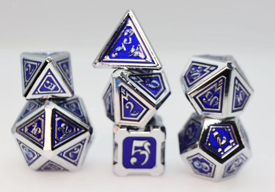 Alchemist Metals Lightning - Metal RPG Dice Set