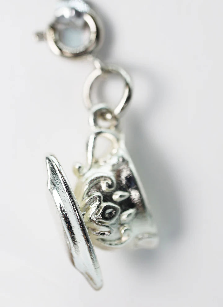 Traveler's Trinkets Mithril Teacup Charm