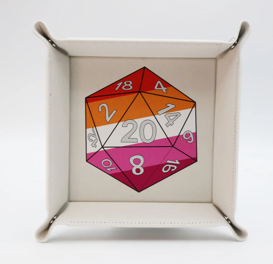 Pride D20 Snap Tray: Lesbian