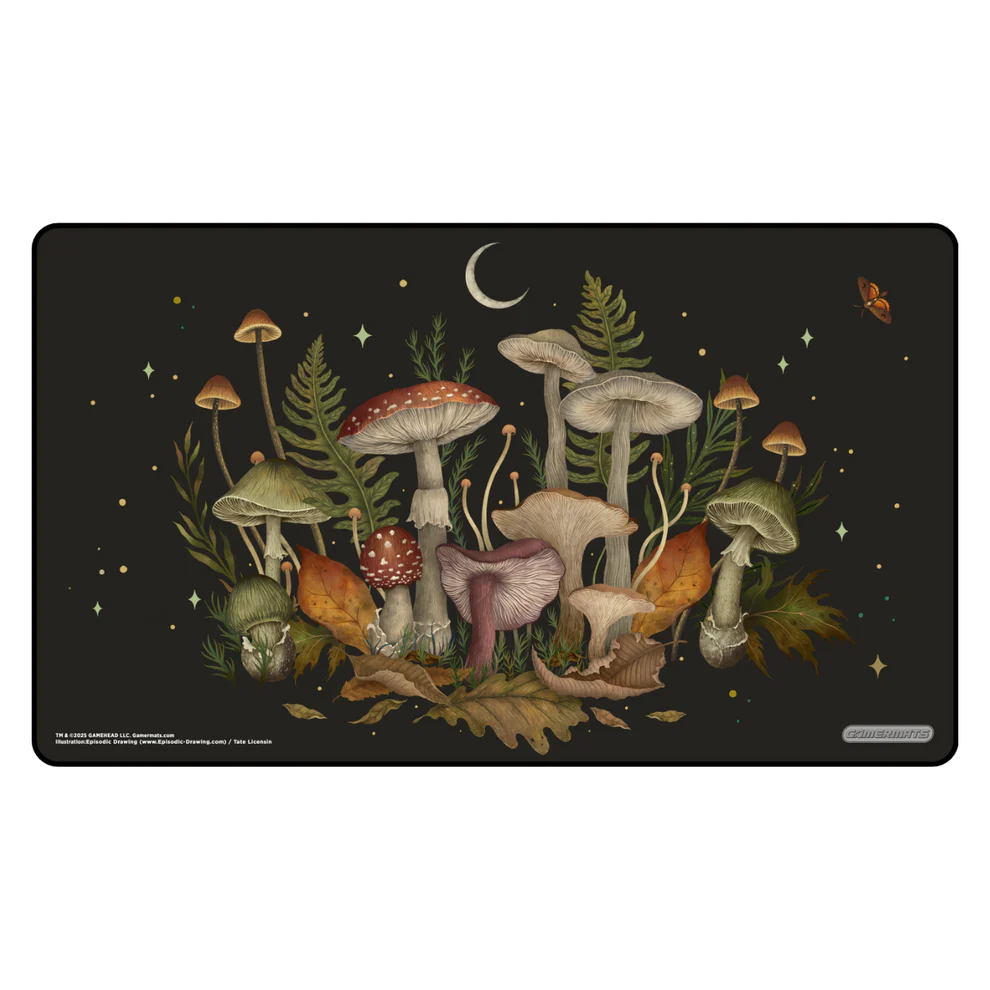 Gamermat - Mushroom Forest by Episodic Drawing - Playmat