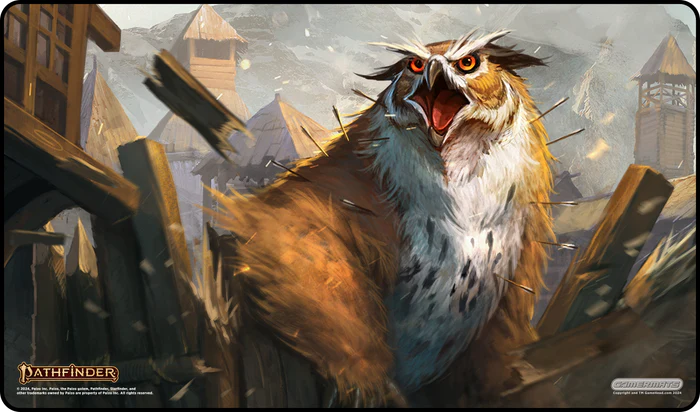 Gamermat - Giant Owlbear Attack - Pathfinder