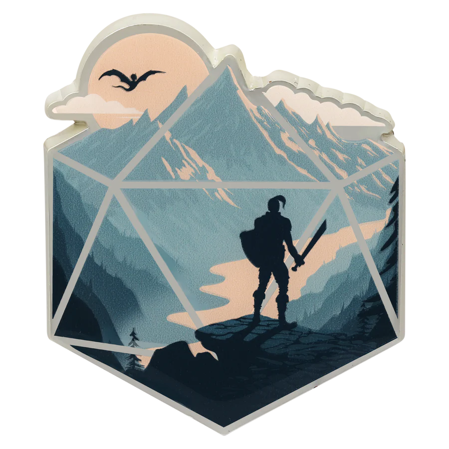 D20 Champion Enamel Pin