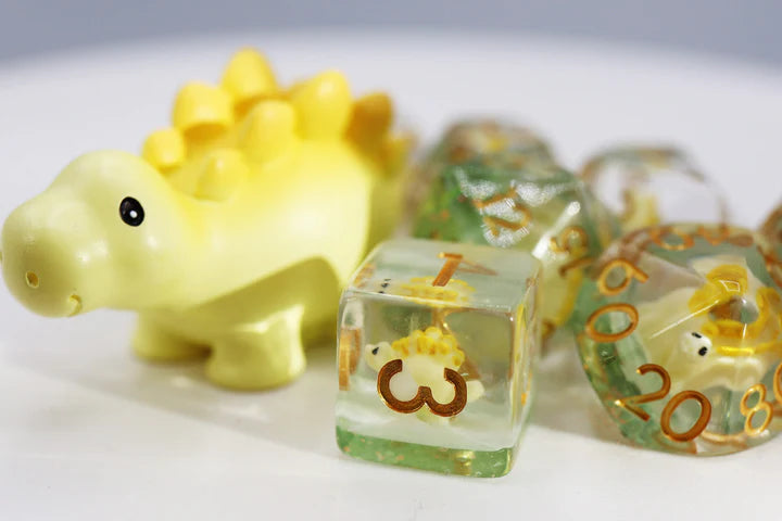 Stegosaurus Dice Set