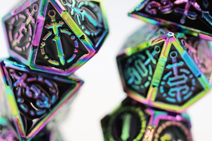 Crossed Swords Sword of Europa Metal Dice Set
