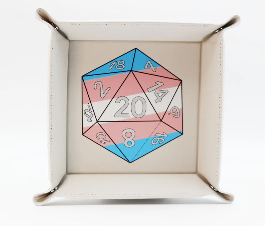 Pride D20 Snap Tray: Transgender
