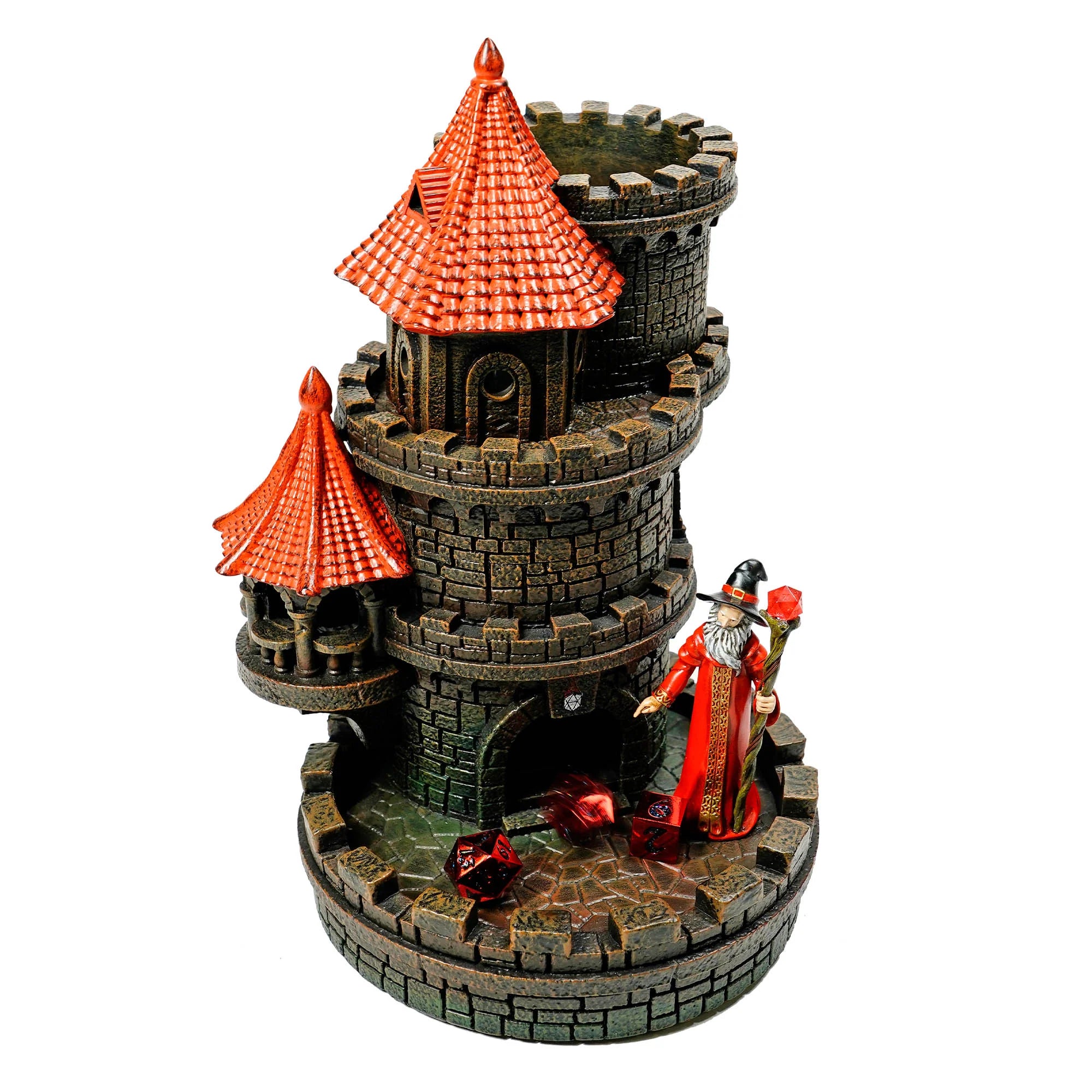 Forged Dice Tower Red Wizard's Tower