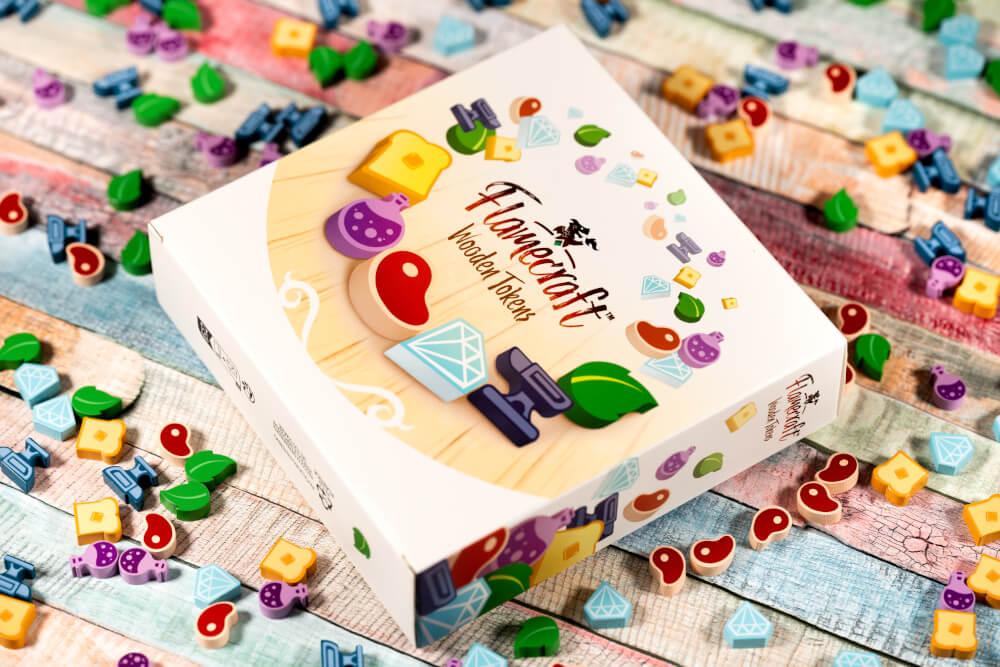 Flamecraft Wooden Tokens