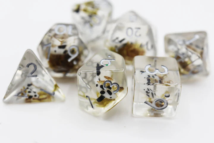 Black Koi Fish Dice Set