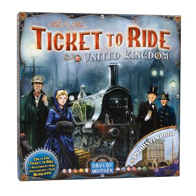 Ticket to Ride Map Collection 5 UK & Pennsylvania