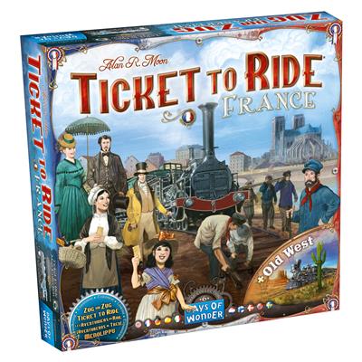 Ticket to Ride Map Collection 6 France & Old West