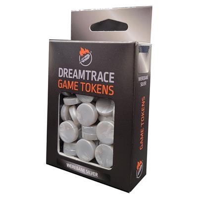 DreamTrace Game Tokens Werebane Silver