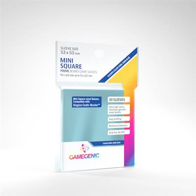 Gamegenic Prime Sleeves Mini Square (53 x 53 MM)