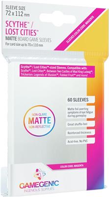 Gamegenic Matte Sleeves Scythe and-or Lost Cities (72 x 112 mm)
