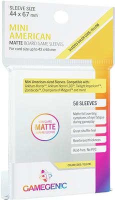Gamegenic Matte Sleeves Mini American (44 X 67 MM)