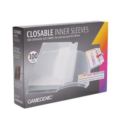 Gamegenic Closable Inner Sleeves 64x89