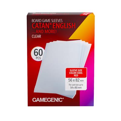 Gamegenic Board Game Sleeves CATAN English Clear