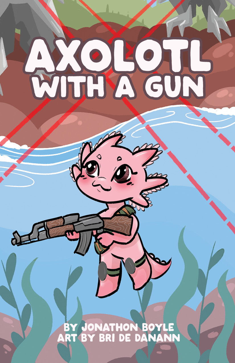 Axolotl With A Gun