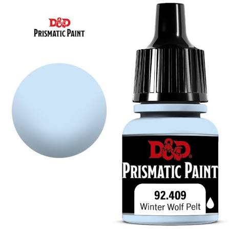 Prismatic Paint Winter Wolf Pelt