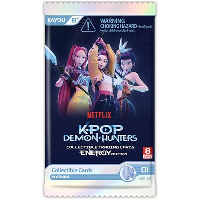 K Pop Demon Hunters Collectible Trading Cards Booster