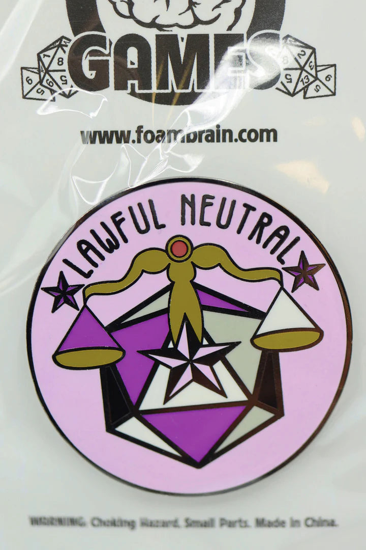 Pride Flag Alignment Pin Asexual Lawful Neutral
