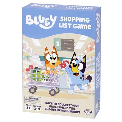 Bluey Shopping List Game