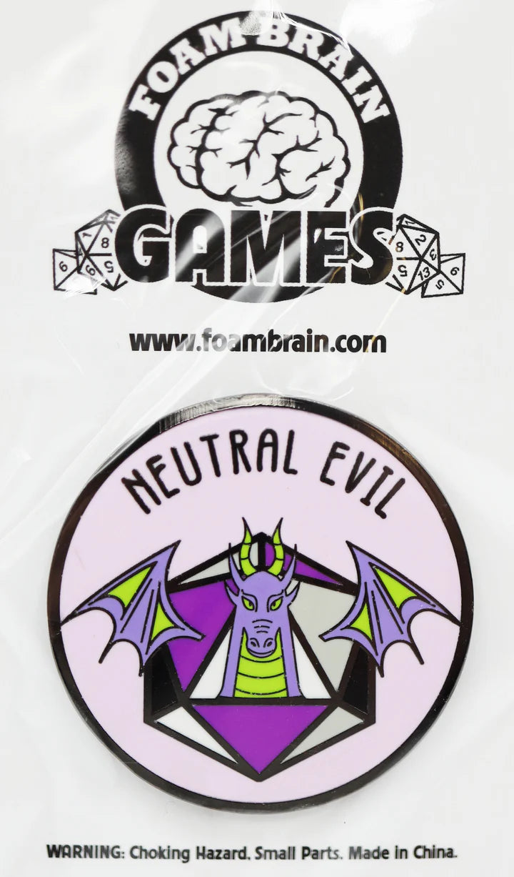 Pride Flag Alignment Pin Asexual Neutral Evil