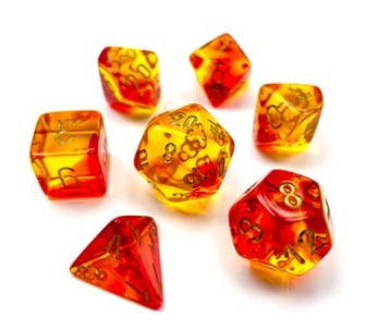CHX 26468 GEMINI 7-DIE SET TRANSLUCENT RED-YELLOW/GOLD
