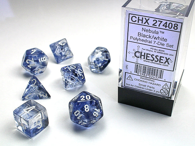 CHX 27408 NEBULA 7-DIE SET BLACK/WHITE