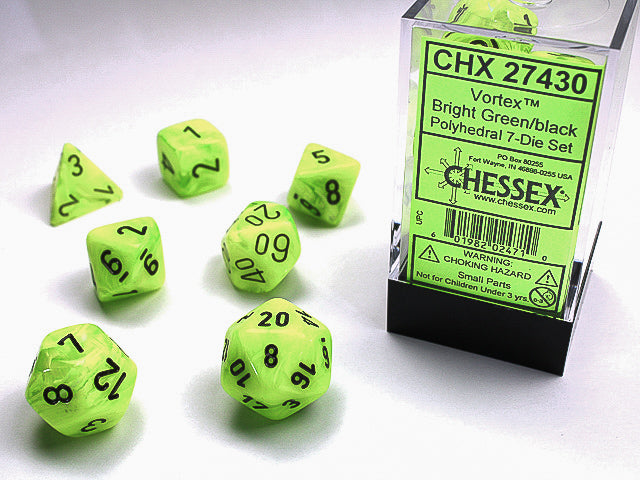 CHX 27430 VORTEX 7-DIE SET BRIGHT GREEN/BLACK