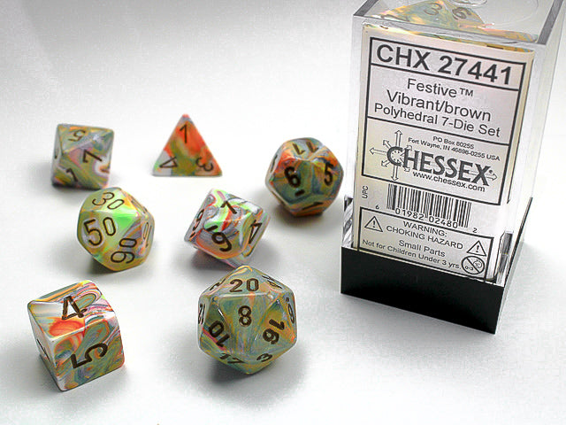 CHX 27441 FESTIVE 7-DIE SET VIBRANT/BROWN