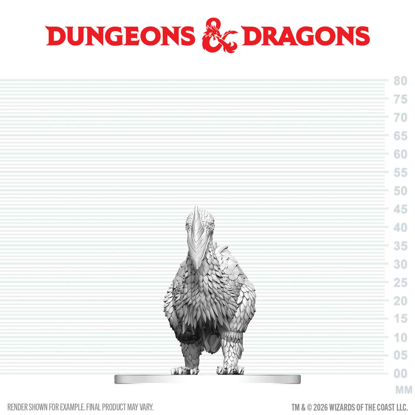 Dungeons & Dragons: Nolzur's Marvelous Unpainted Miniatures - W29 Axe Beak
