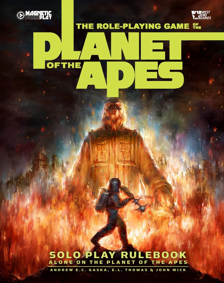Planet Of The Apes Role Playing Game Solo Play Rulebook