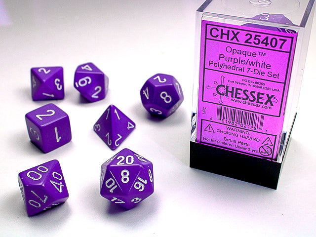 CHX 25407 OPAQUE 7-DIE SET PURPLE/WHITE