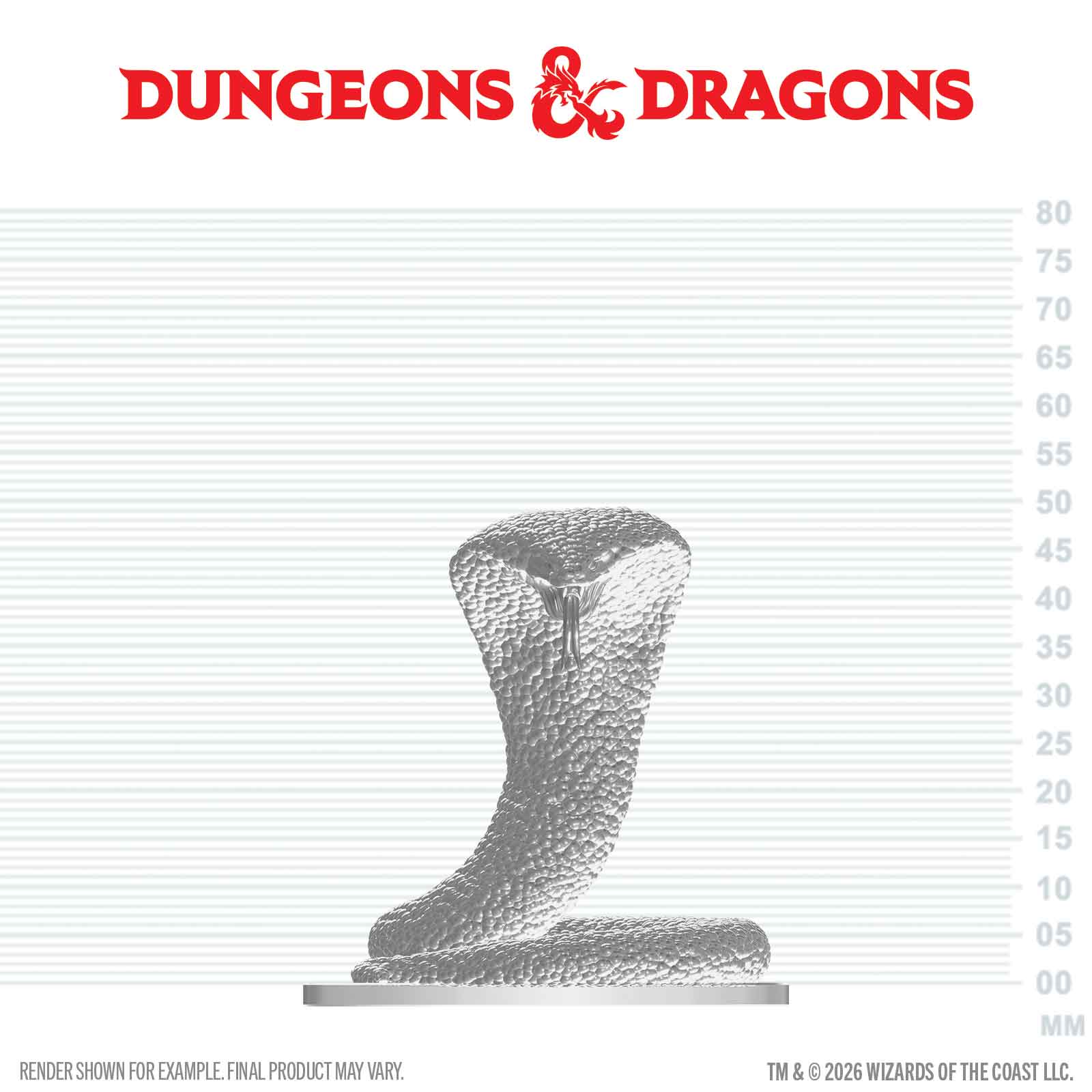Dungeons & Dragons: Nolzur's Marvelous Unpainted Miniatures - Polar Serpent