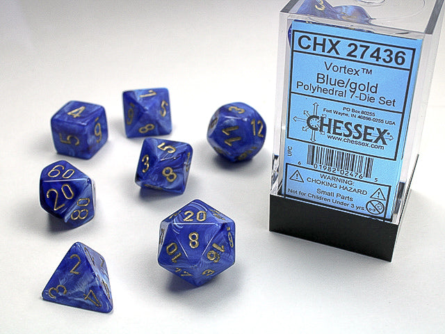 CHX 27436 VORTEX 7-DIE SET BLUE/GOLD