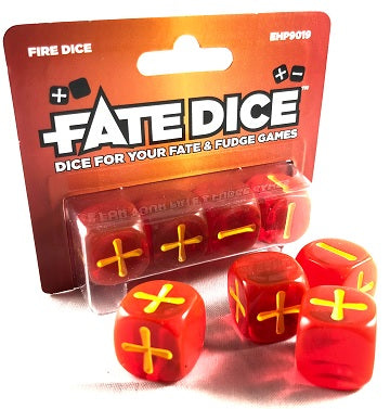 Fate Dice Fire (4)