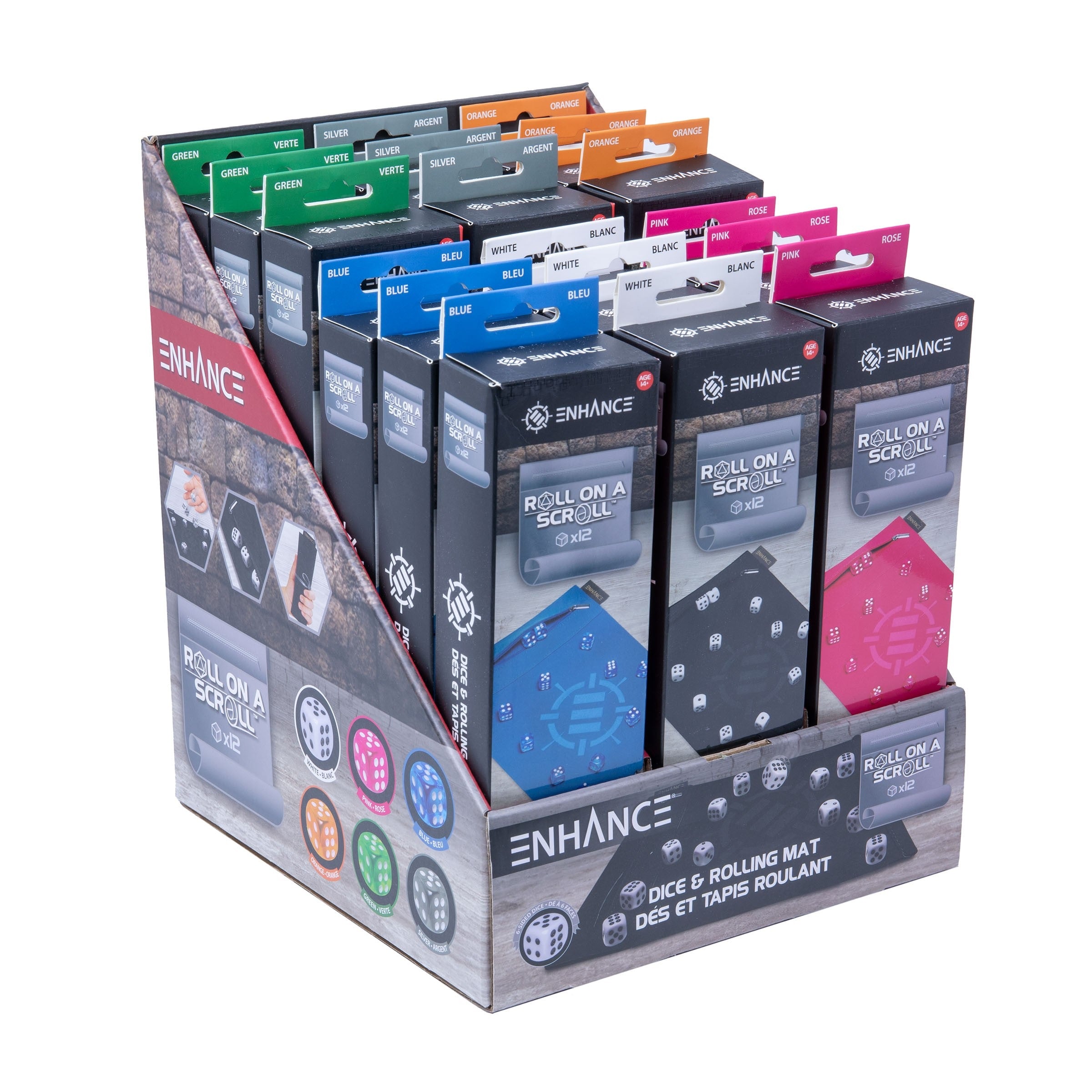 AP Enhance Roll On A Scroll Dice & Rolling Mat Blue