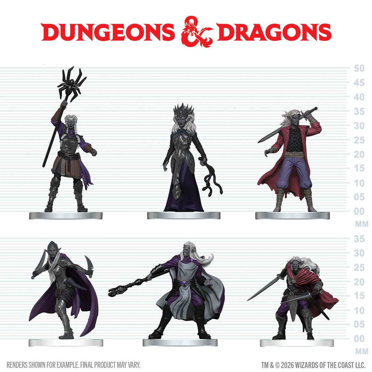 Dungeons & Dragons: Icons of the Realms Drow Warband