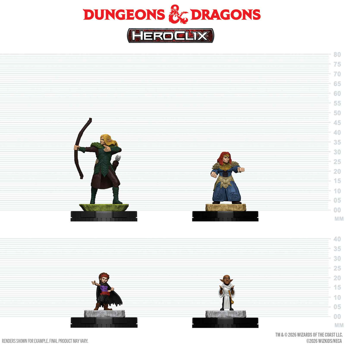 Heroclix D&D 400 Adventuring Party