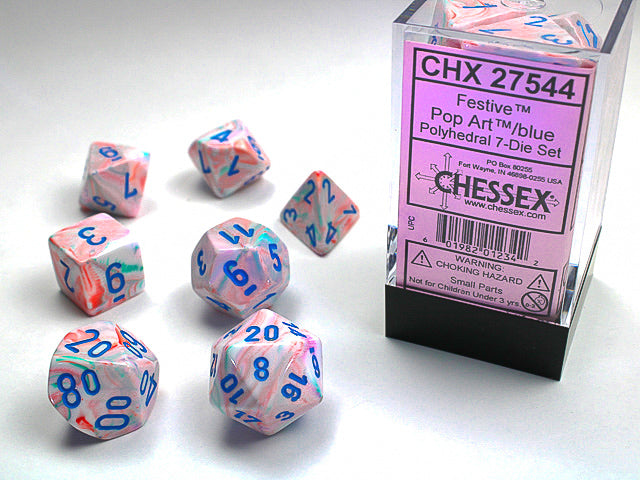 CHX 27544 FESTIVE 7-DIE SET POP-ART/BLUE