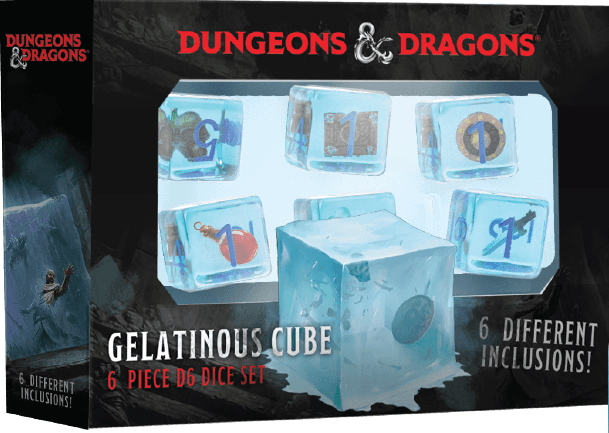 D&D Gelatinous Cube 6 Pack Dice