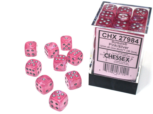 CHX 27984 BOREALIS 36D6 PINK/SILVER 12MM LUMINARY