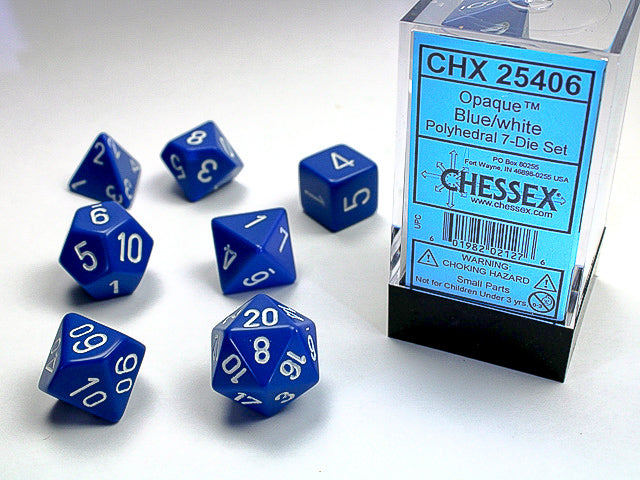 CHX 25406 OPAQUE 7-DIE SET BLUE/WHITE
