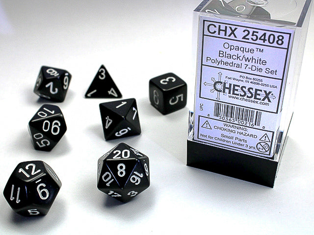 CHX 25408 OPAQUE 7-DIE SET BLACK/WHITE