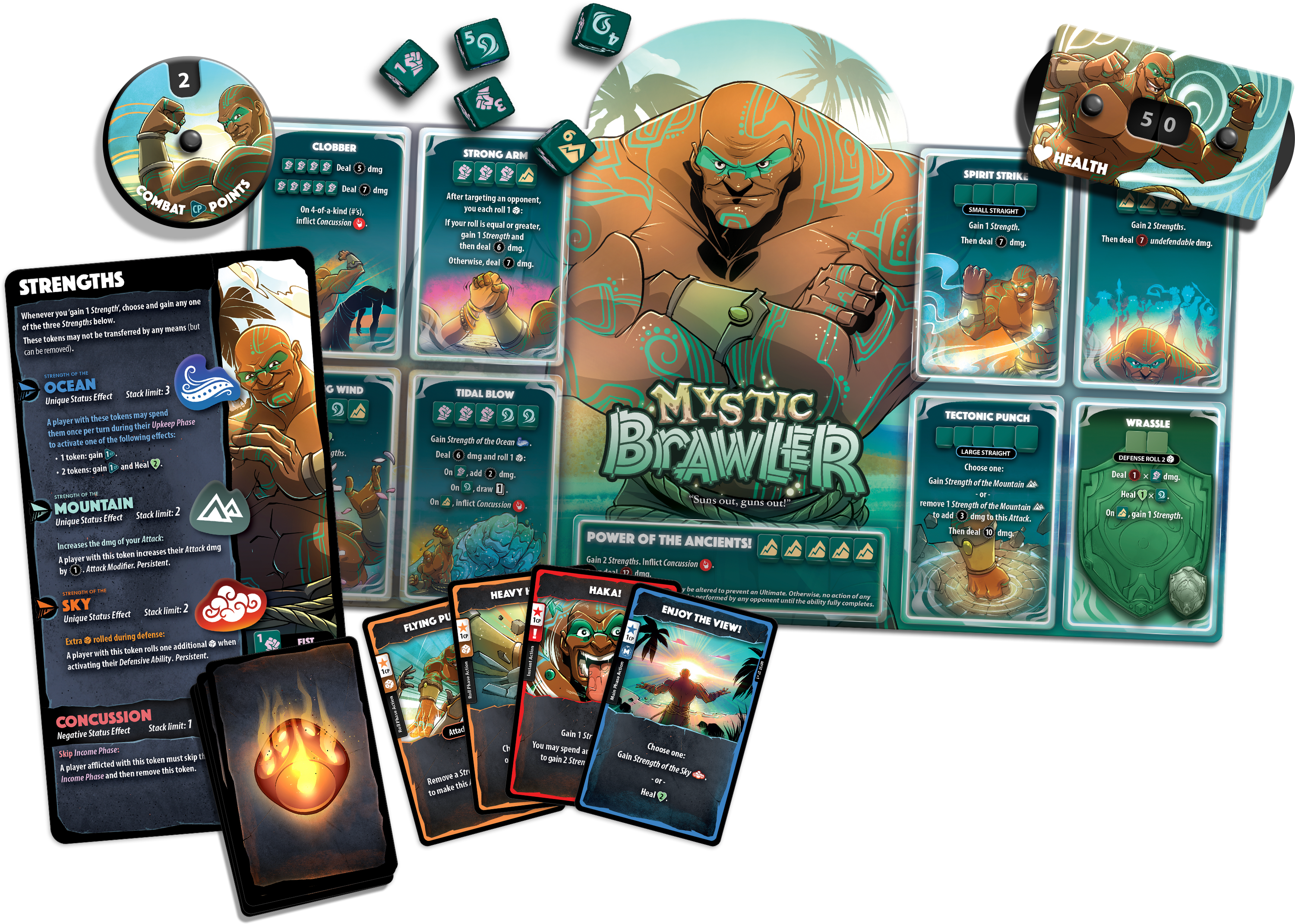 Dice Throne Hero Pack: Mystical Brawler